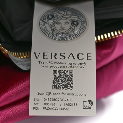 Versace Nylon Medusa Tote Dahlia Black 7 of 12