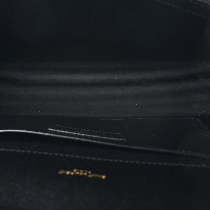 Saint Laurent Grain De Poudre Medium Classic Monogram Kate Satchel Black 5 of 11