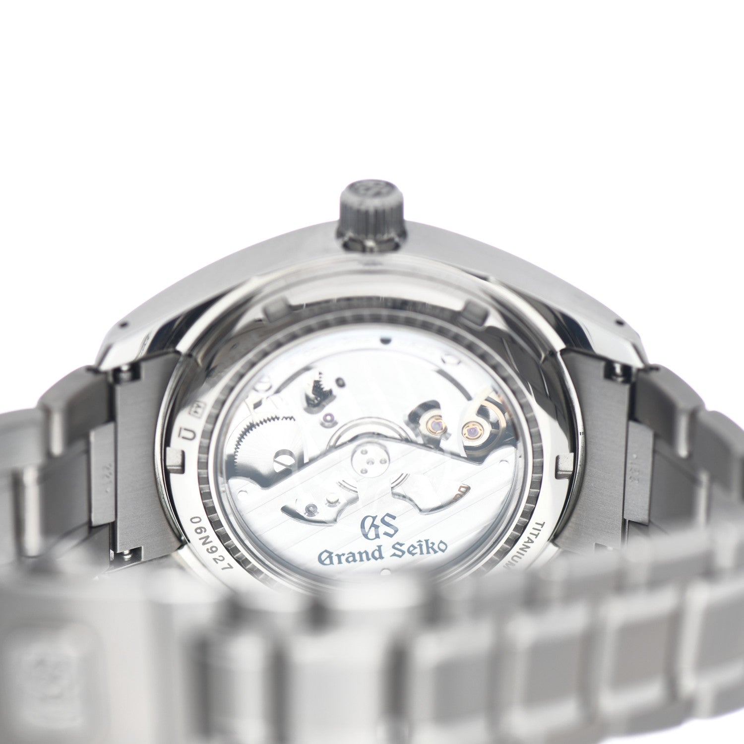 Grand Seiko Titanium 41mm Snowflake Spring Drive Automatic Watch SBGA211 4 of 5