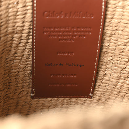 Chloe X MIFUKO Raffia Large Woody Basket Bag White 7 of 11