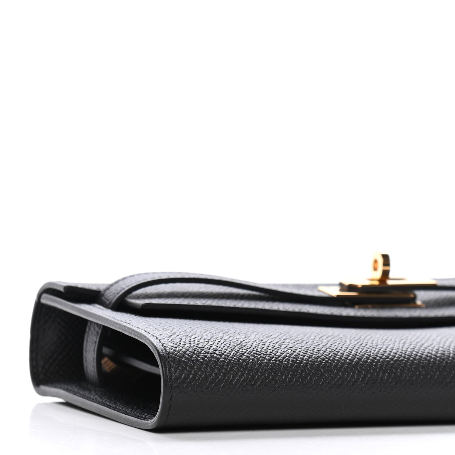 Hermes Epsom Kelly Wallet To Go Black 8 of 9