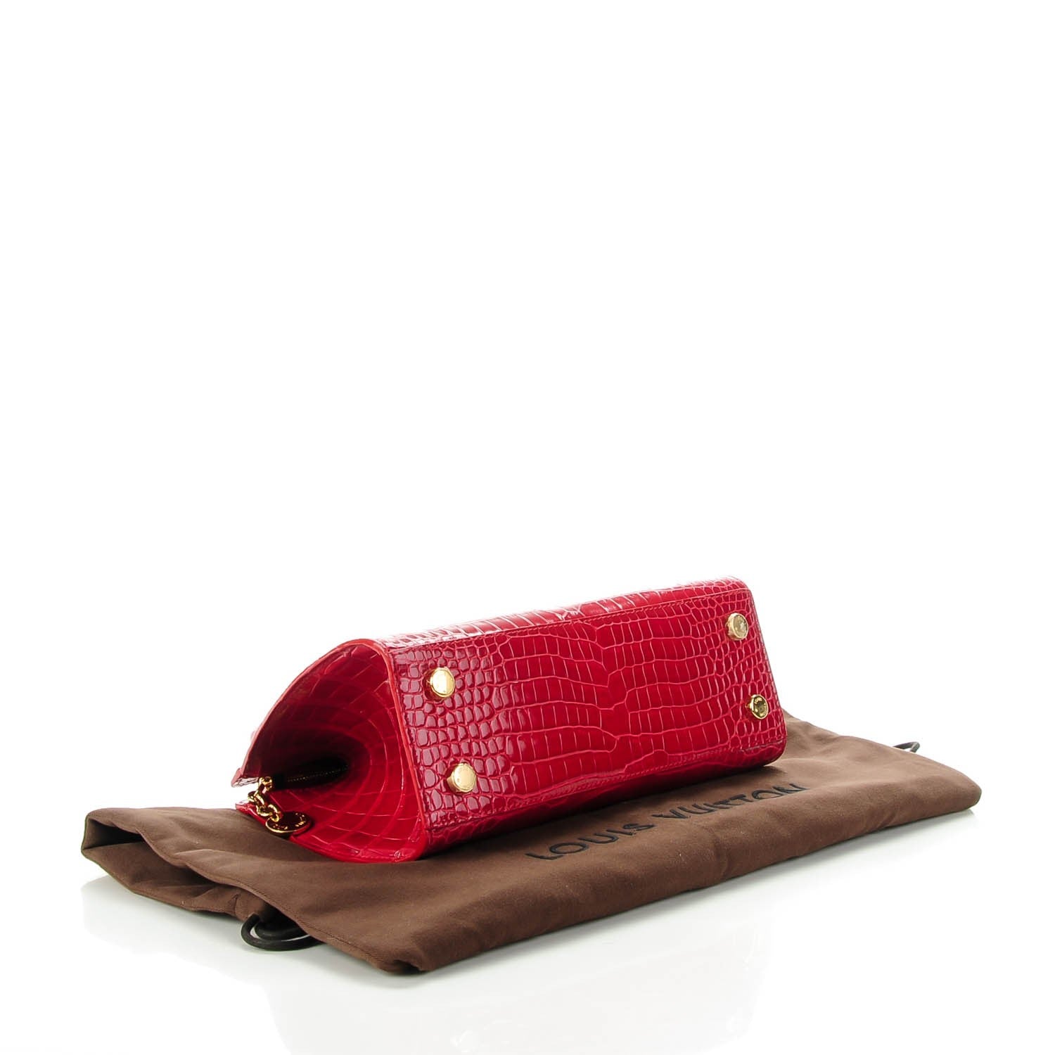 Louis Vuitton Crocodile Brea PM Red 4 of 7