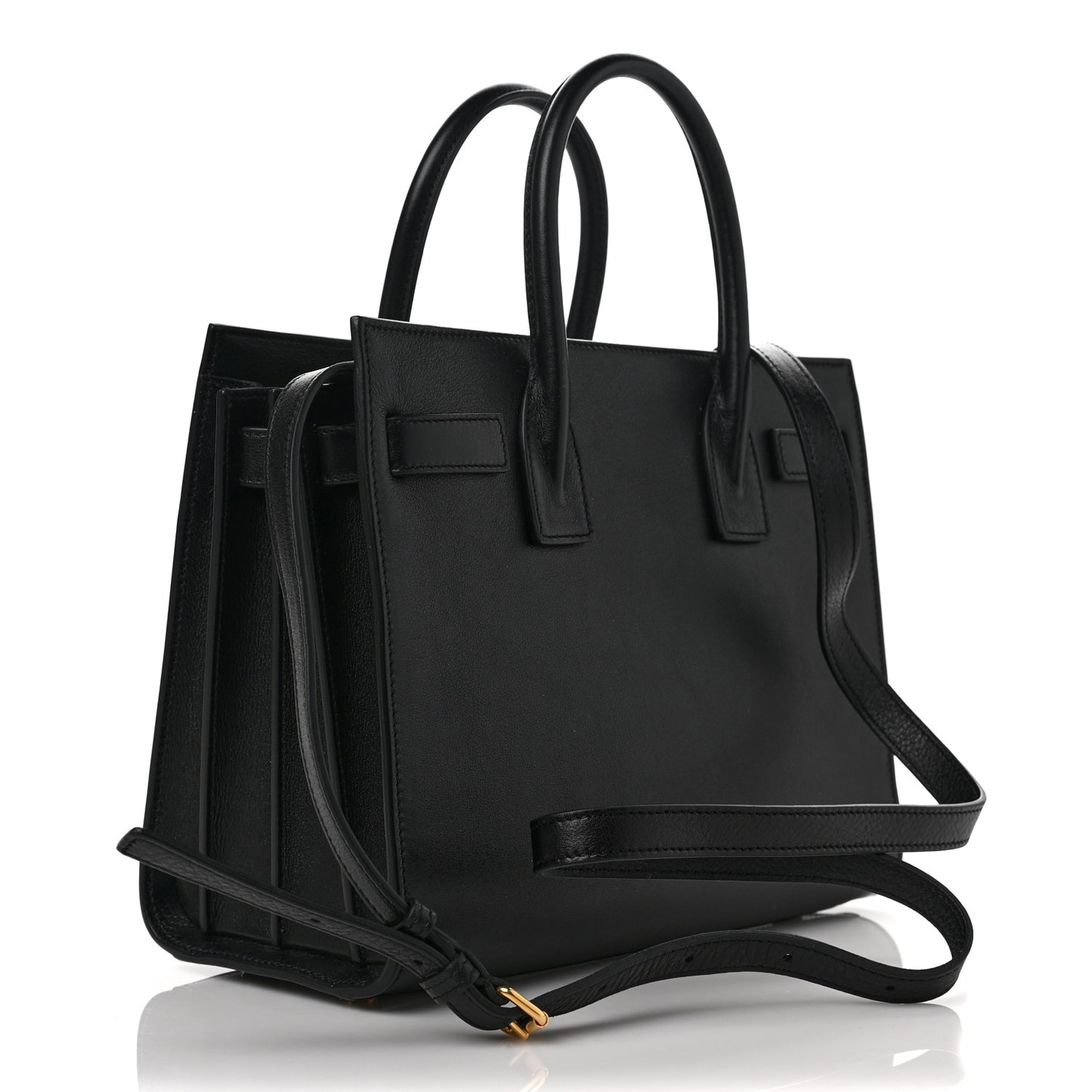 Calfskin Love Patchwork Baby Sac De Jour Black