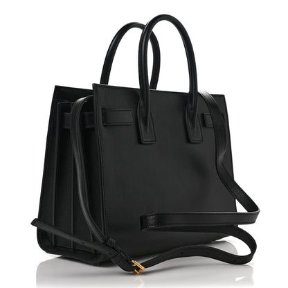 Saint Laurent Calfskin Love Patchwork Baby Sac De Jour Black 4 of 8