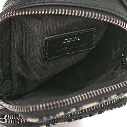 Christian Dior Oblique Crossbody Bag Blue 5 of 10