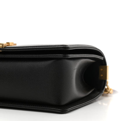 Chanel Caviar Quilted Medium Boy Flap Black 9 of 10