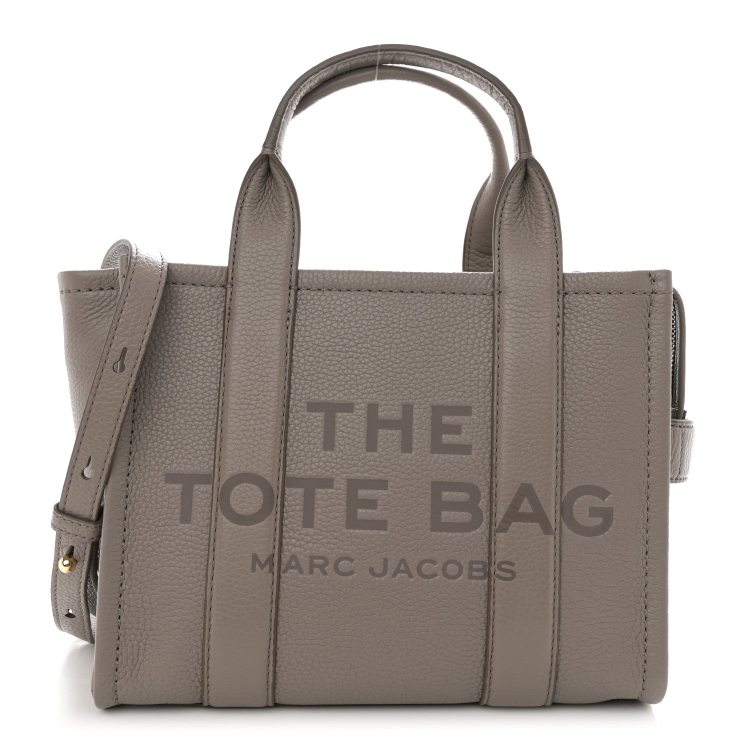 Marc Jacobs Grained Calfskin Small The Tote Bag Cement 1 of 13