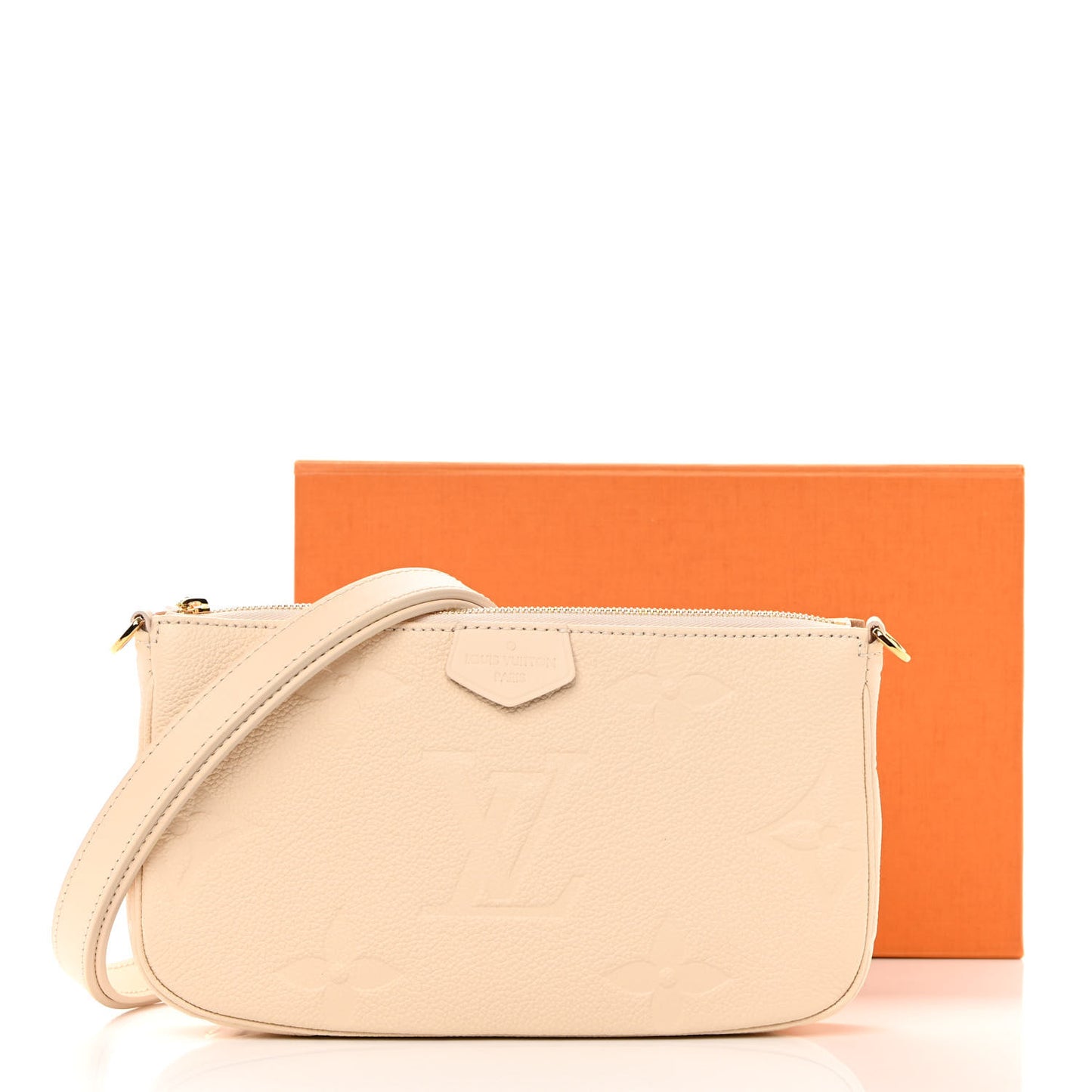 Empreinte Monogram Giant Multi Pochette Accessories Large Pochette Cream