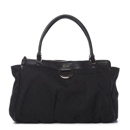 Gucci Monogram D Gold Tote Black 1 of 13