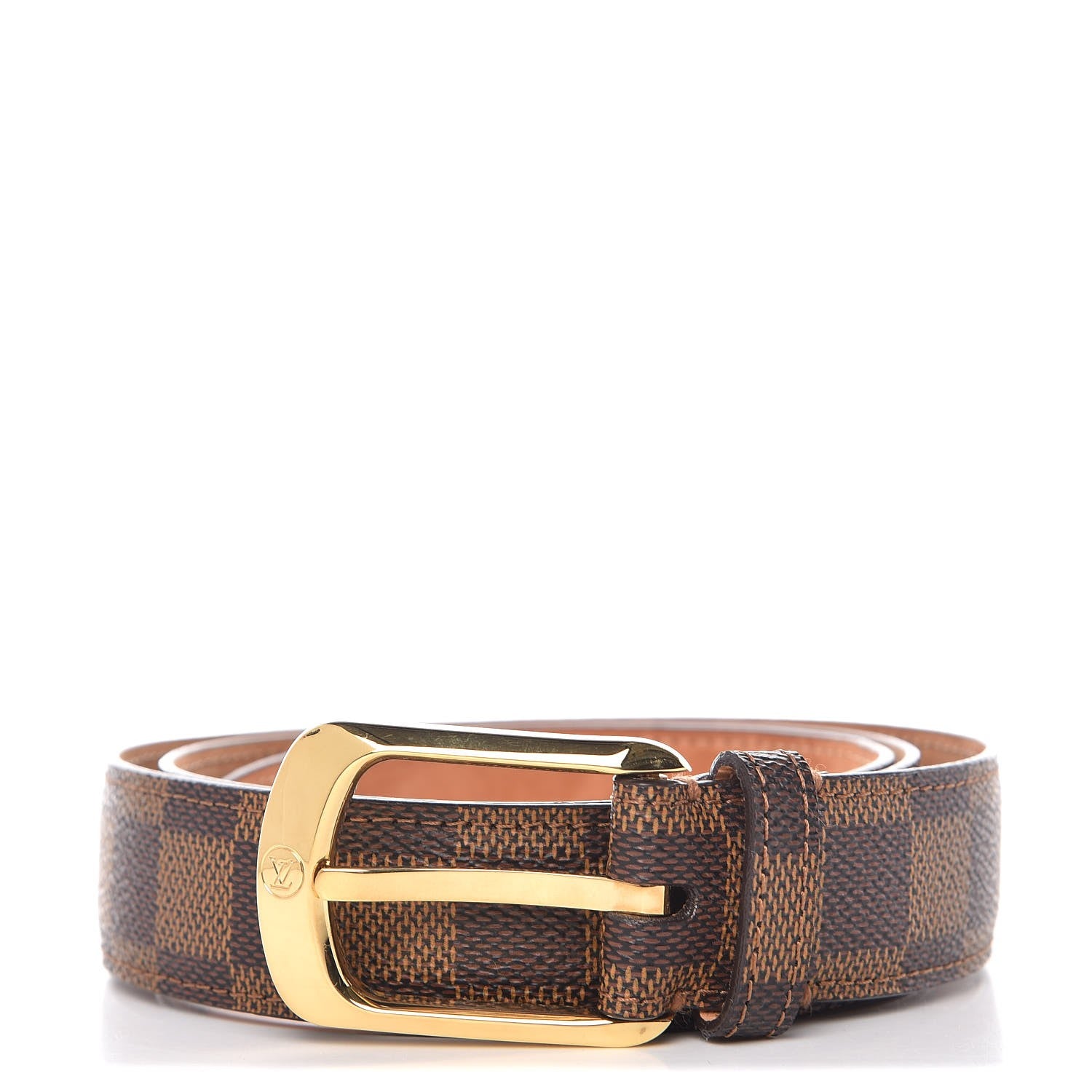 Louis Vuitton Damier Ebene 30mm Ellipse Belt 90 36 1 of 9
