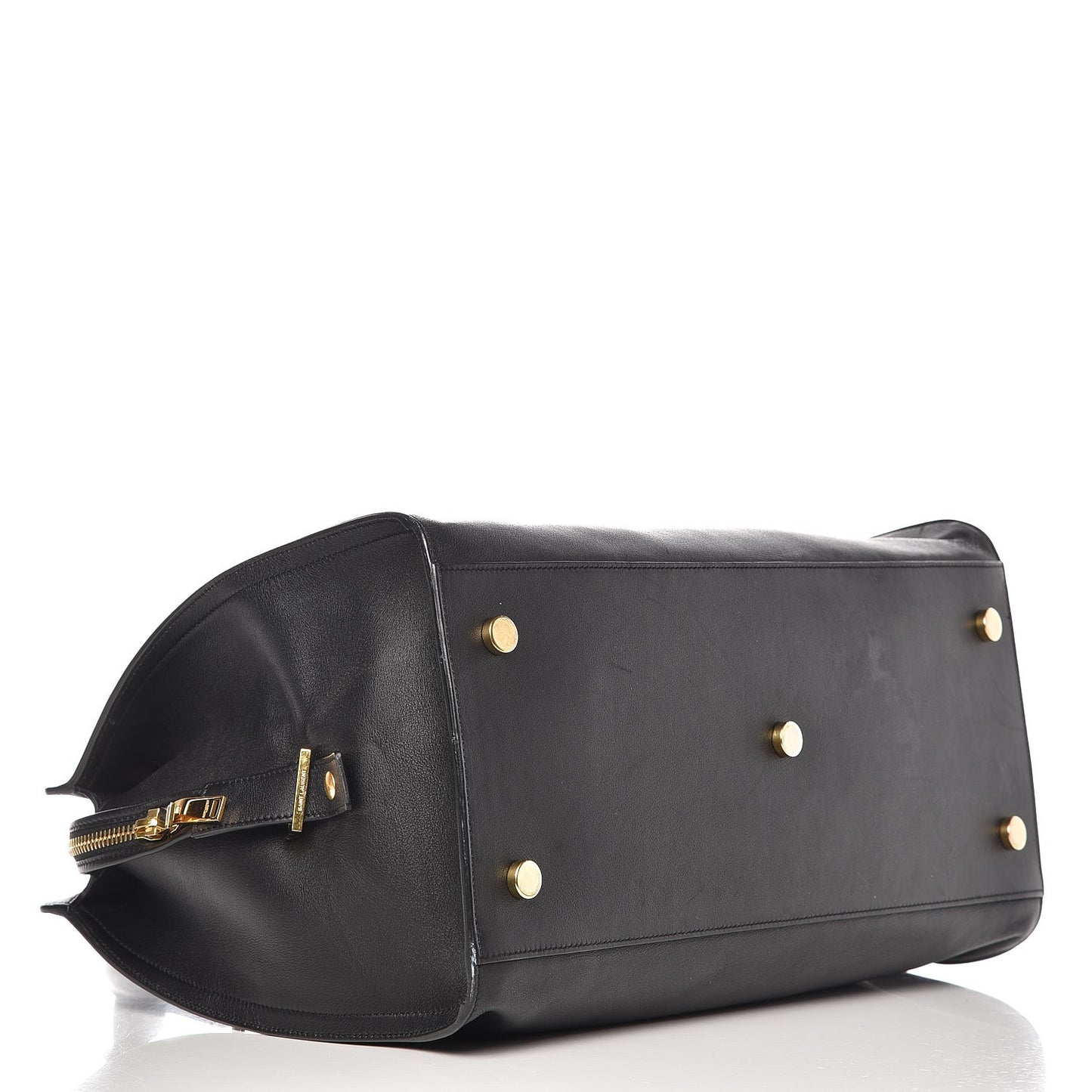 Smooth Calfskin Medium Monogram Cabas Black