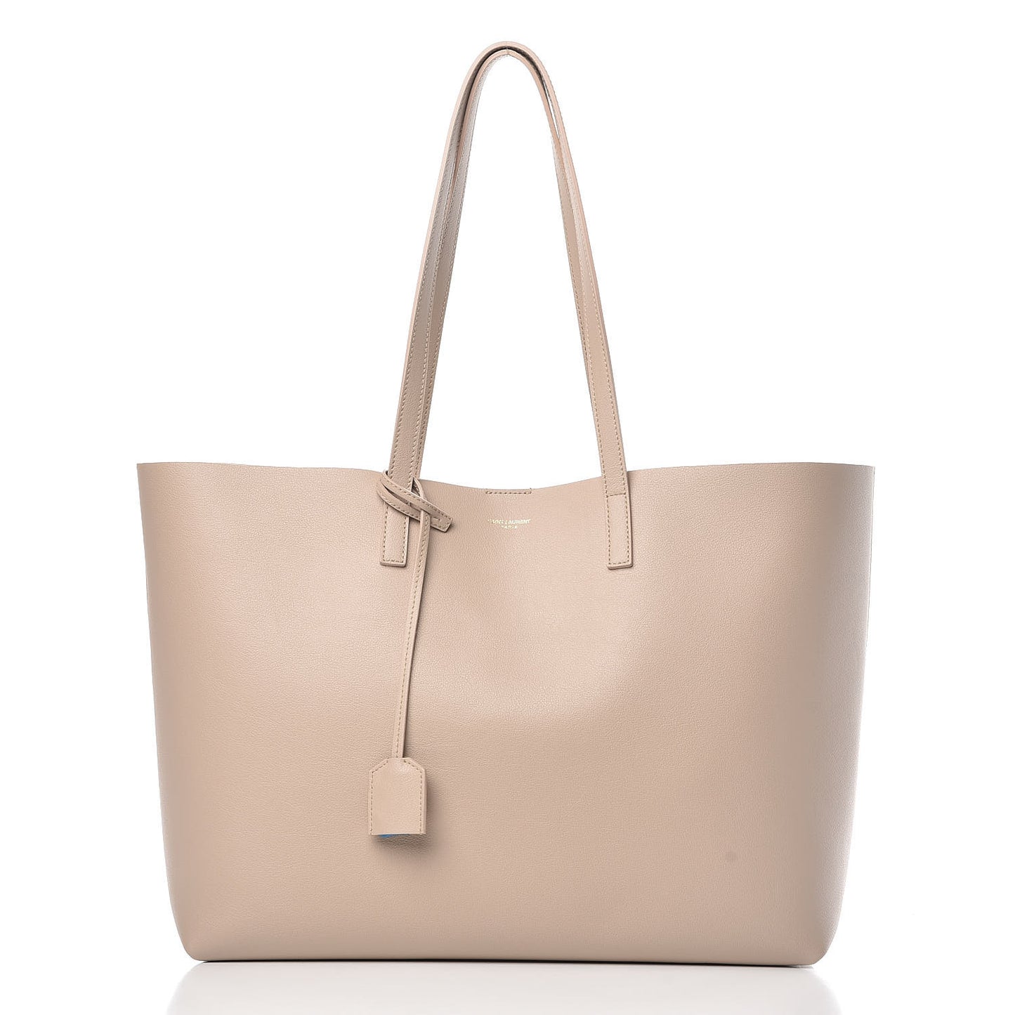 Calfskin Large Shopping Tote Natural