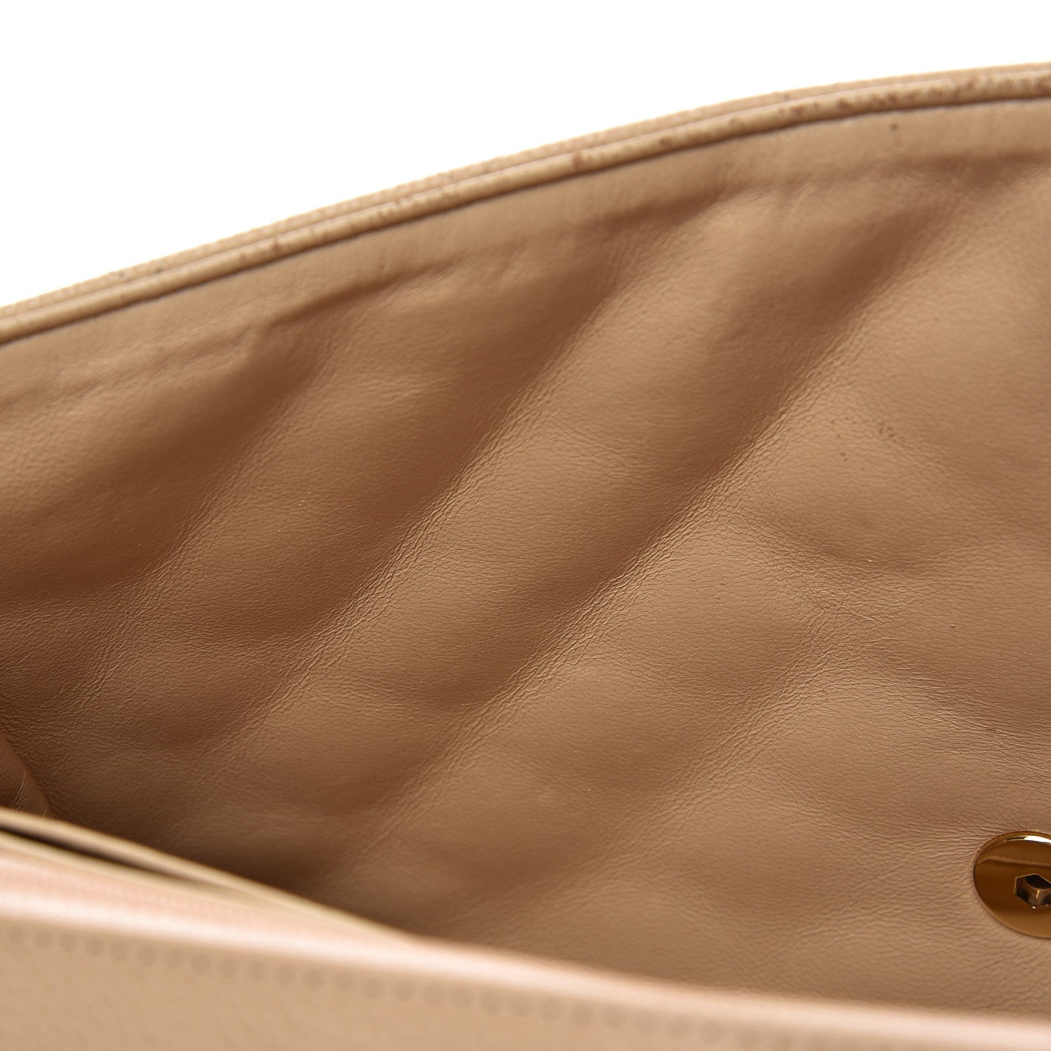 Chanel Caviar Quilted Jumbo Single Flap Beige Clair 10 of 13