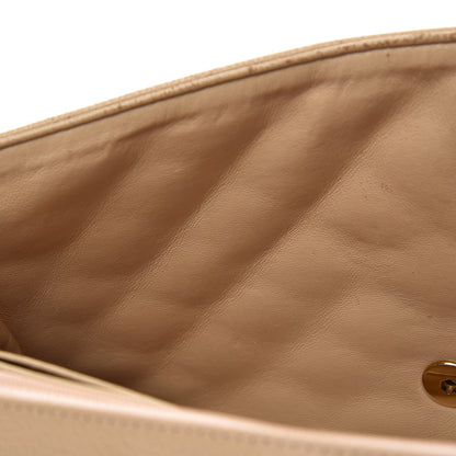 Chanel Caviar Quilted Jumbo Single Flap Beige Clair 10 of 13