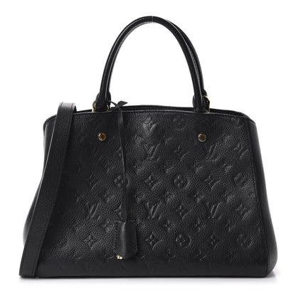 Louis Vuitton Empreinte Montaigne MM Black 1 of 11