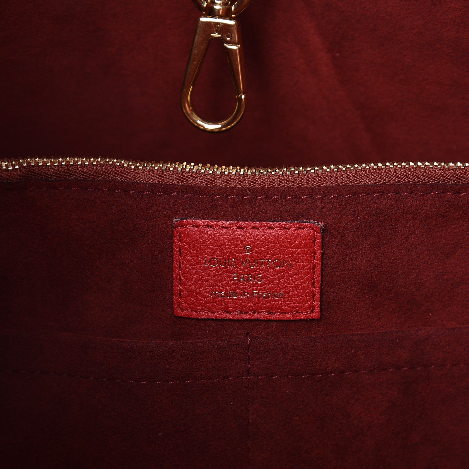 Louis Vuitton Calfskin Monogram Kimono Tote Cherry 6 of 8