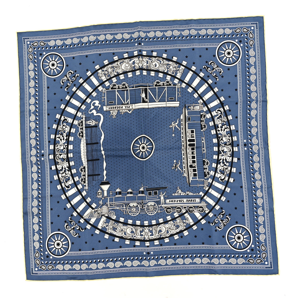 Hermes Silk All Aboard Bandana Scarf 55 1 of 3
