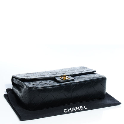 Chanel Lambskin Quilted Medium Single Flap Black 4 of 9
