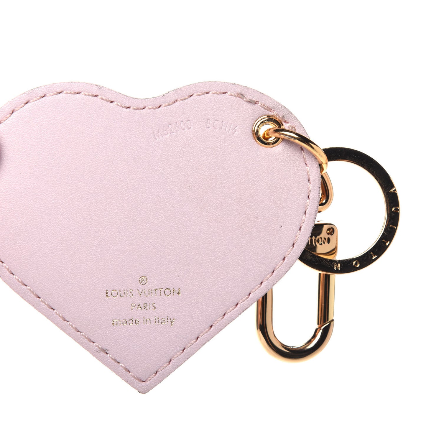 Vernis Degrade Heart Bag Charm Pink