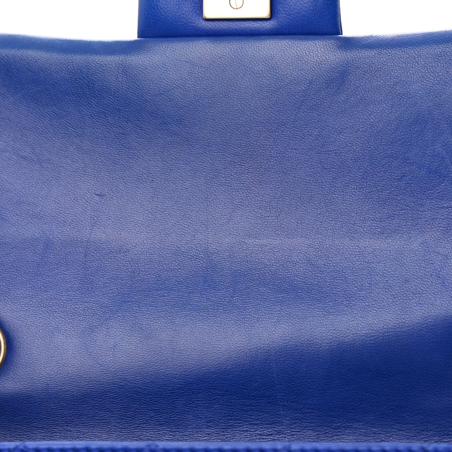 Chanel Lambskin Quilted Mini Rectangular Flap Blue 12 of 22