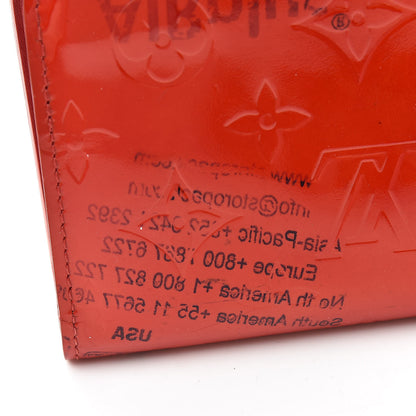 Louis Vuitton Vernis French Purse Wallet Pomme D'Amour 13 of 14
