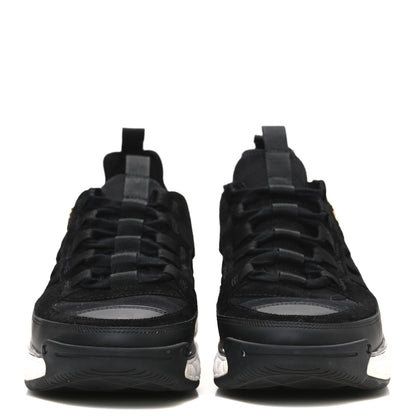 Chanel Velvet Calfskin Mixed Fibers CC Sneakers 39.5 Black 3 of 10