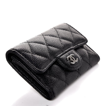 Chanel Caviar Quilted Flap Card Holder Black 4 of 8