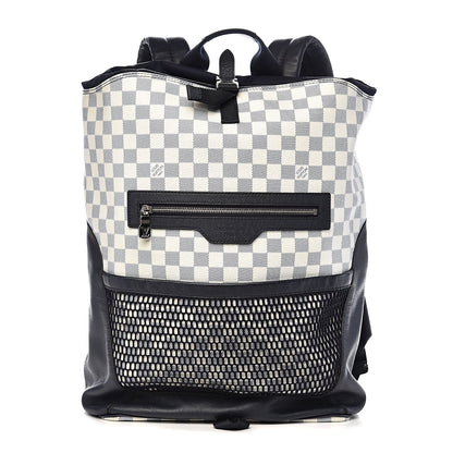 Louis Vuitton Damier Coastline Azur Matchpoint Backpack Black 1 of 9