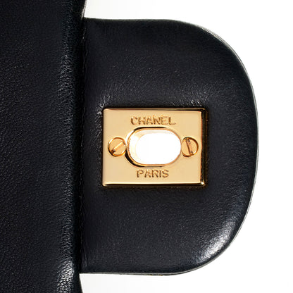 Chanel Lambskin Quilted Small Double Flap Black 9 of 9
