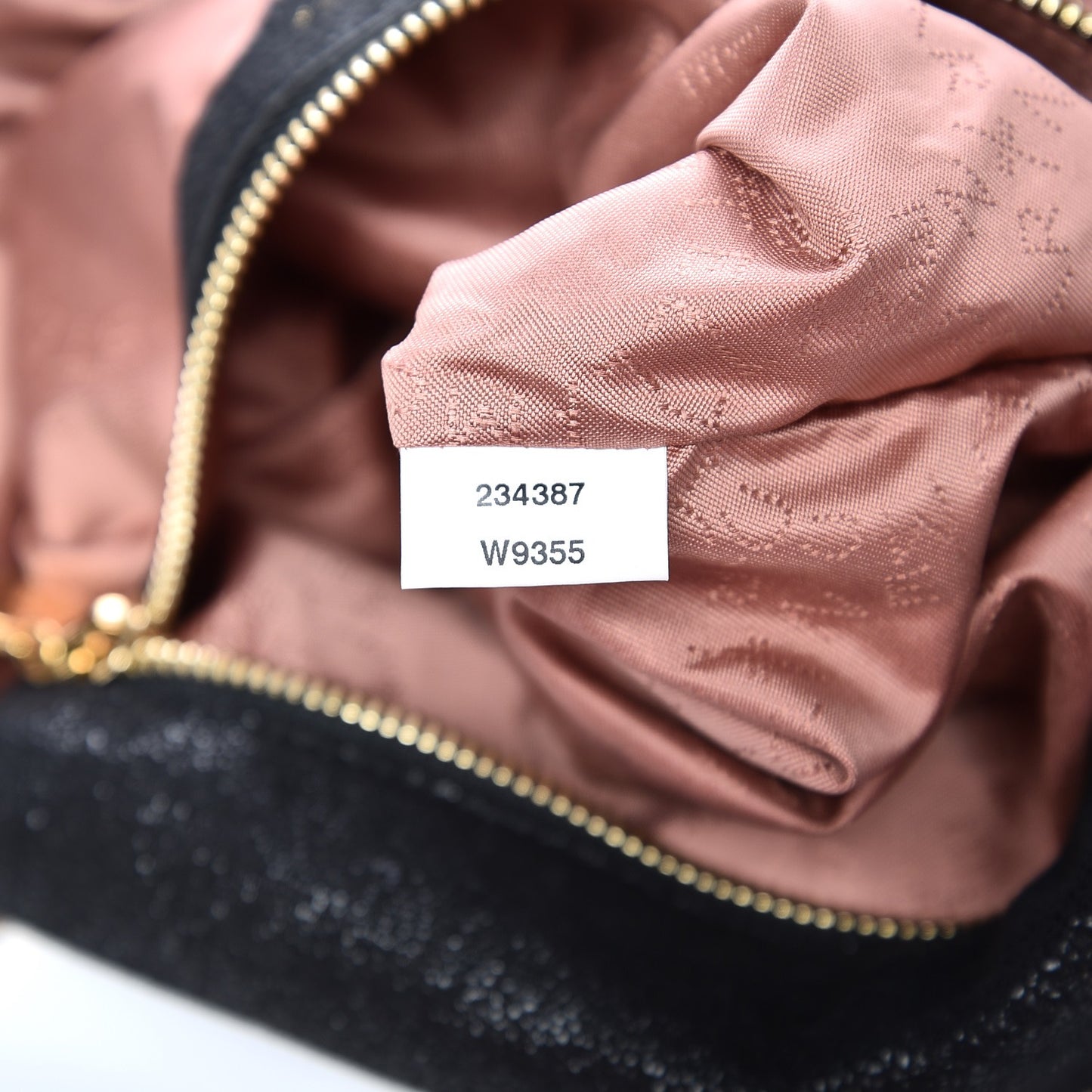 Shaggy Deer Falabella Fold Over Tote Black