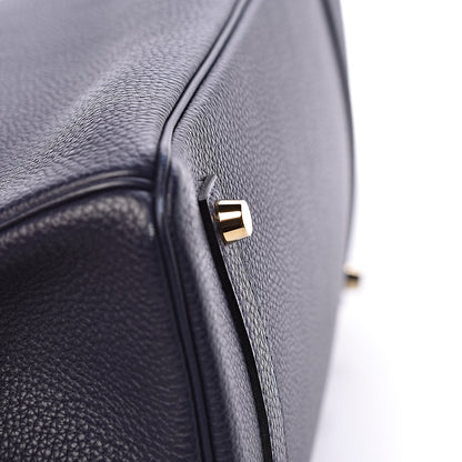 Hermes Togo Birkin 35 Bleu Nuit 32 of 34