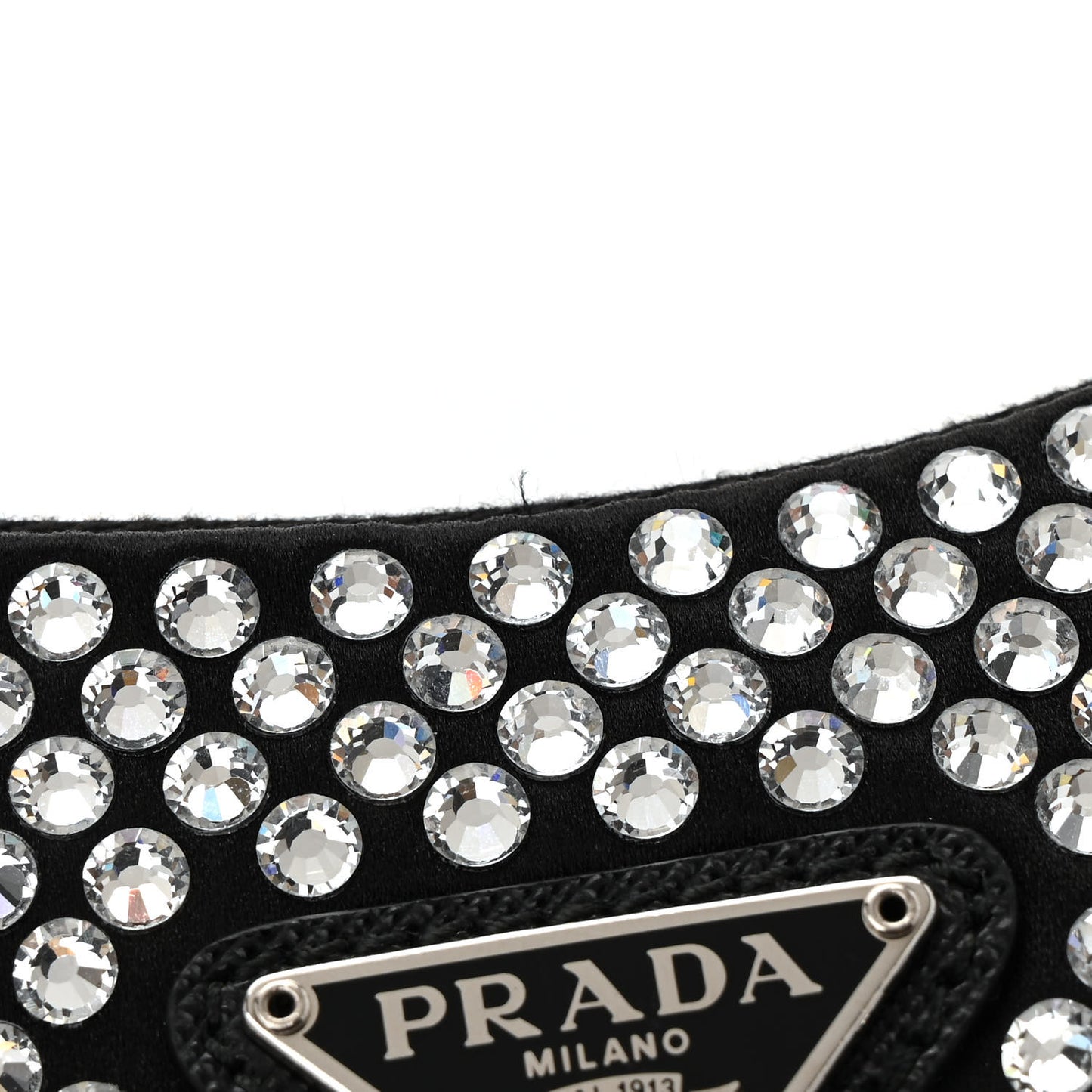Satin Crystal Re-Edition 2005 Shoulder Bag Cristal