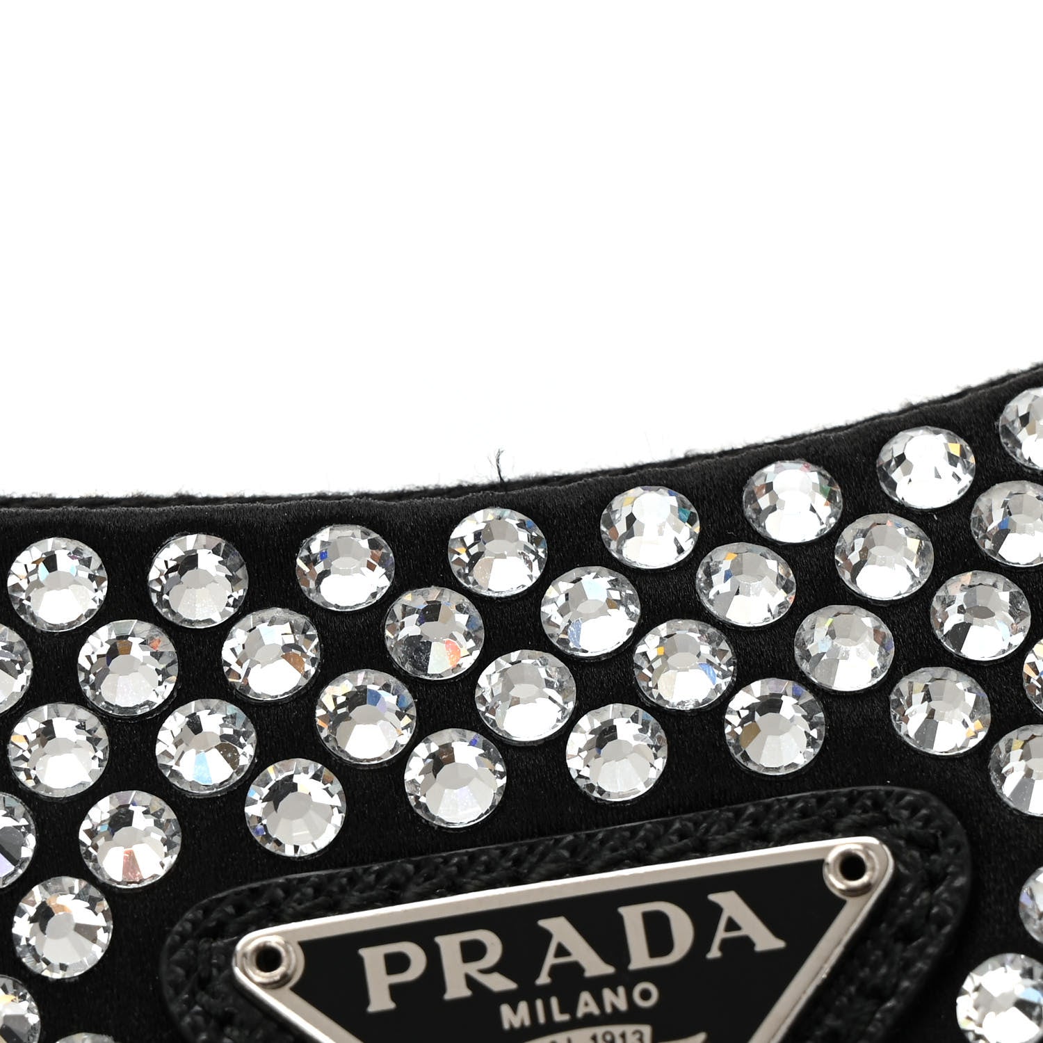 Prada Satin Crystal Re-Edition 2005 Shoulder Bag Cristal 11 of 12