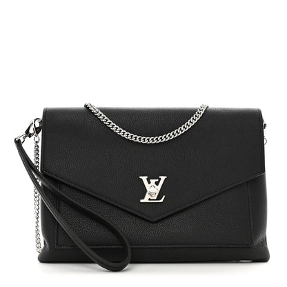 Louis Vuitton Soft Calfskin My Lockme Pochette Black 1 of 9