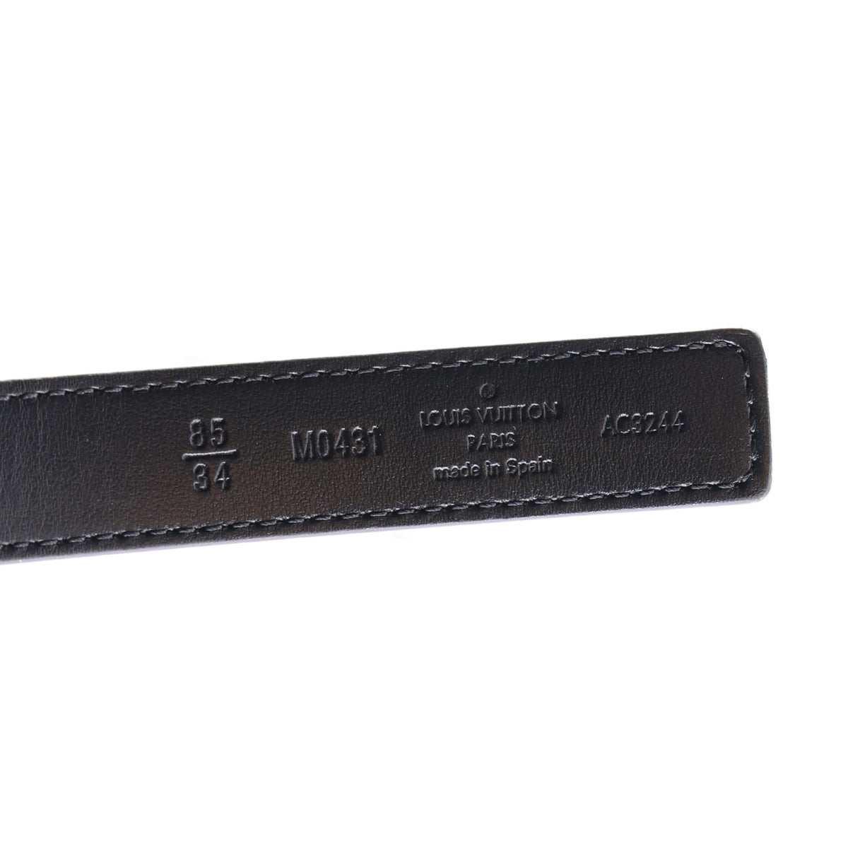 Calfskin Monogram 20mm LV Iconic Reversible Belt 85 34 Black