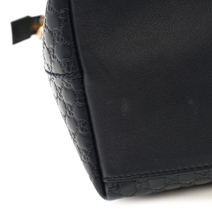 Gucci Soft Microguccissima Dome Satchel Navy 12 of 14