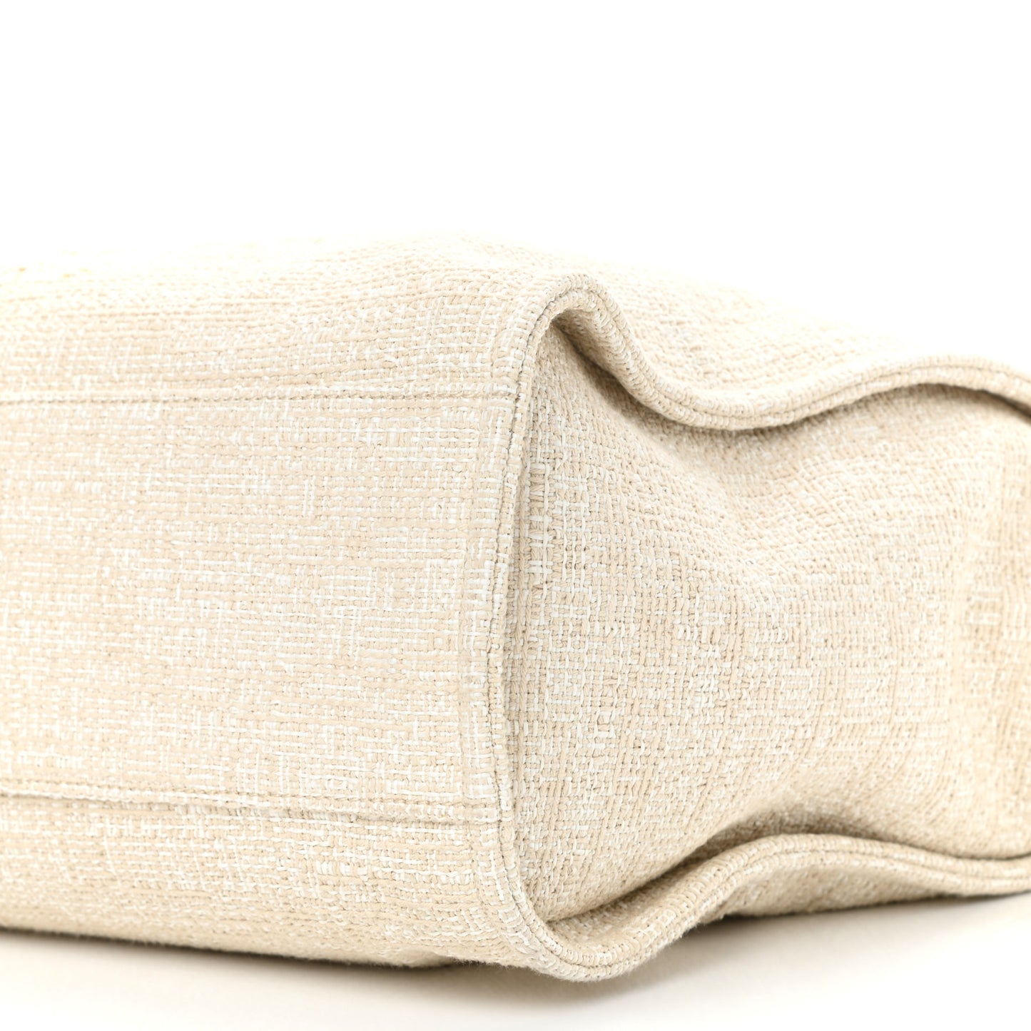 Canvas Large Deauville Tote Light Beige
