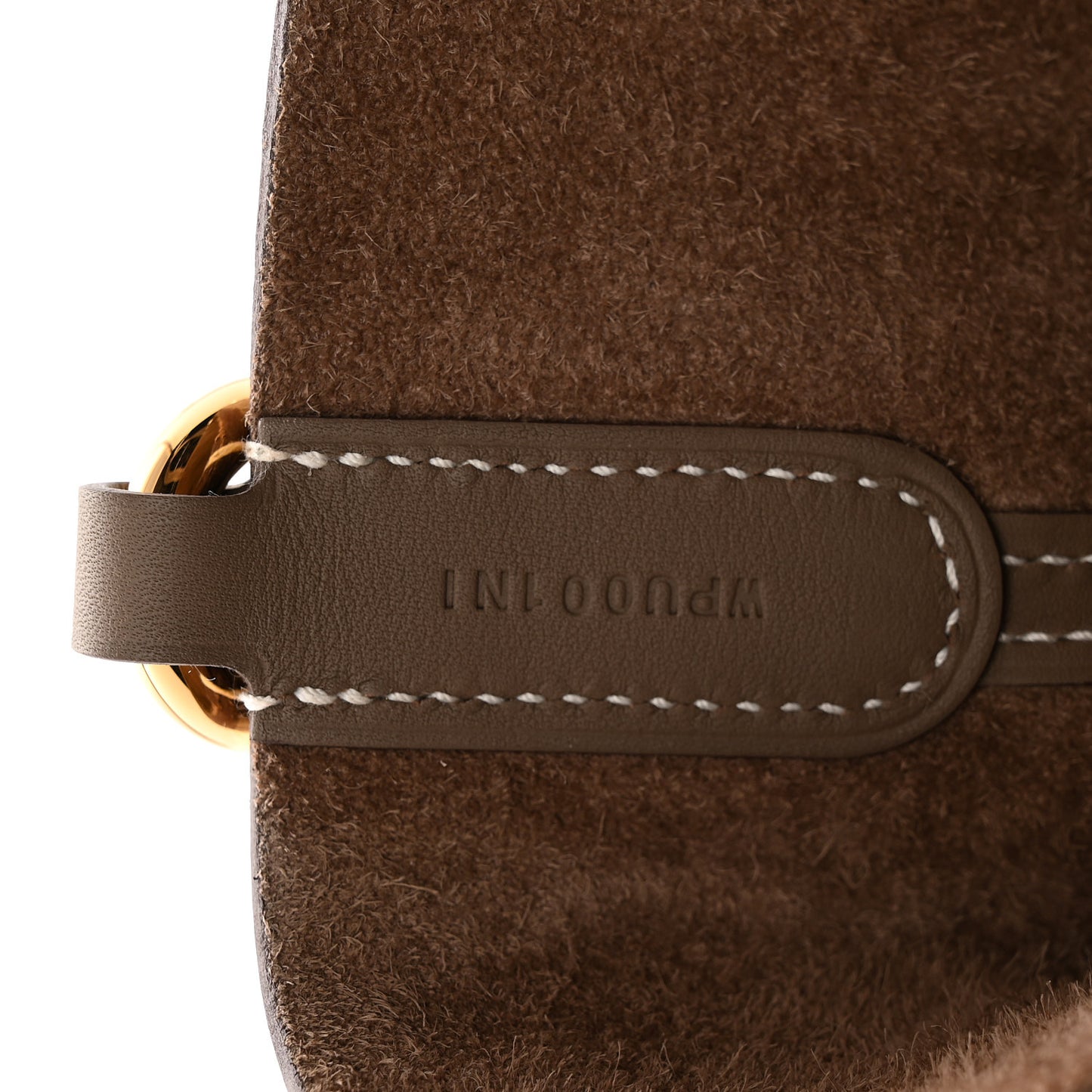 Taurillon Clemence Swift In-The-Loop 18 Bag Etoupe