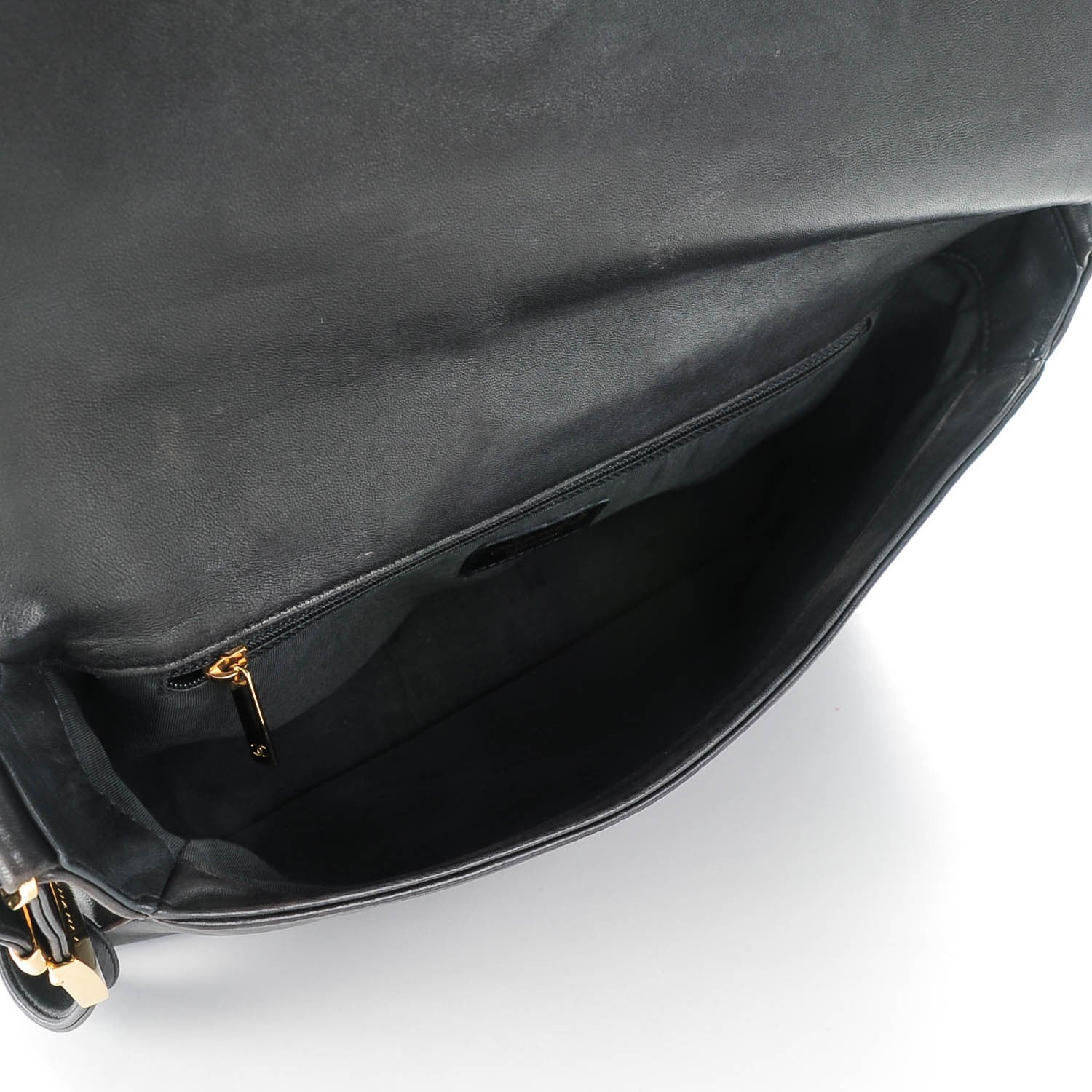 Chanel Lambskin Quilted CC Chocolate Bar Flap Black 7 of 7