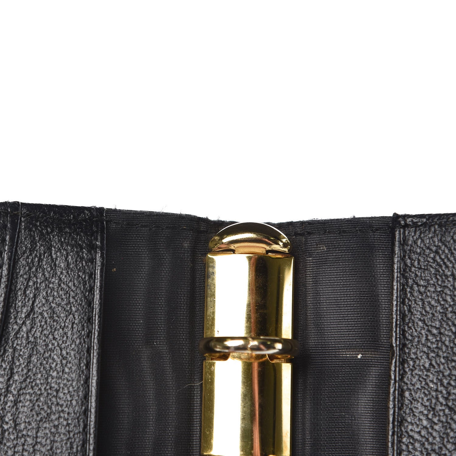 Chanel Goatskin Small Ring Agenda Planner Black 9 of 10