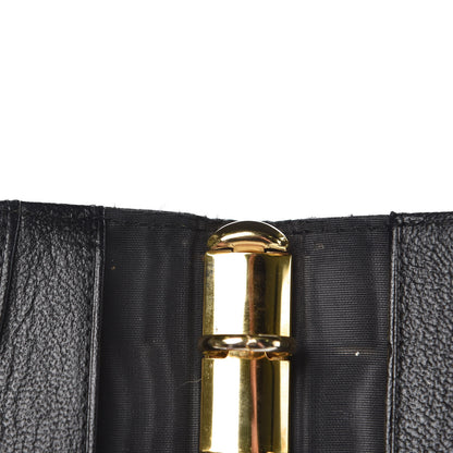 Chanel Goatskin Small Ring Agenda Planner Black 9 of 10