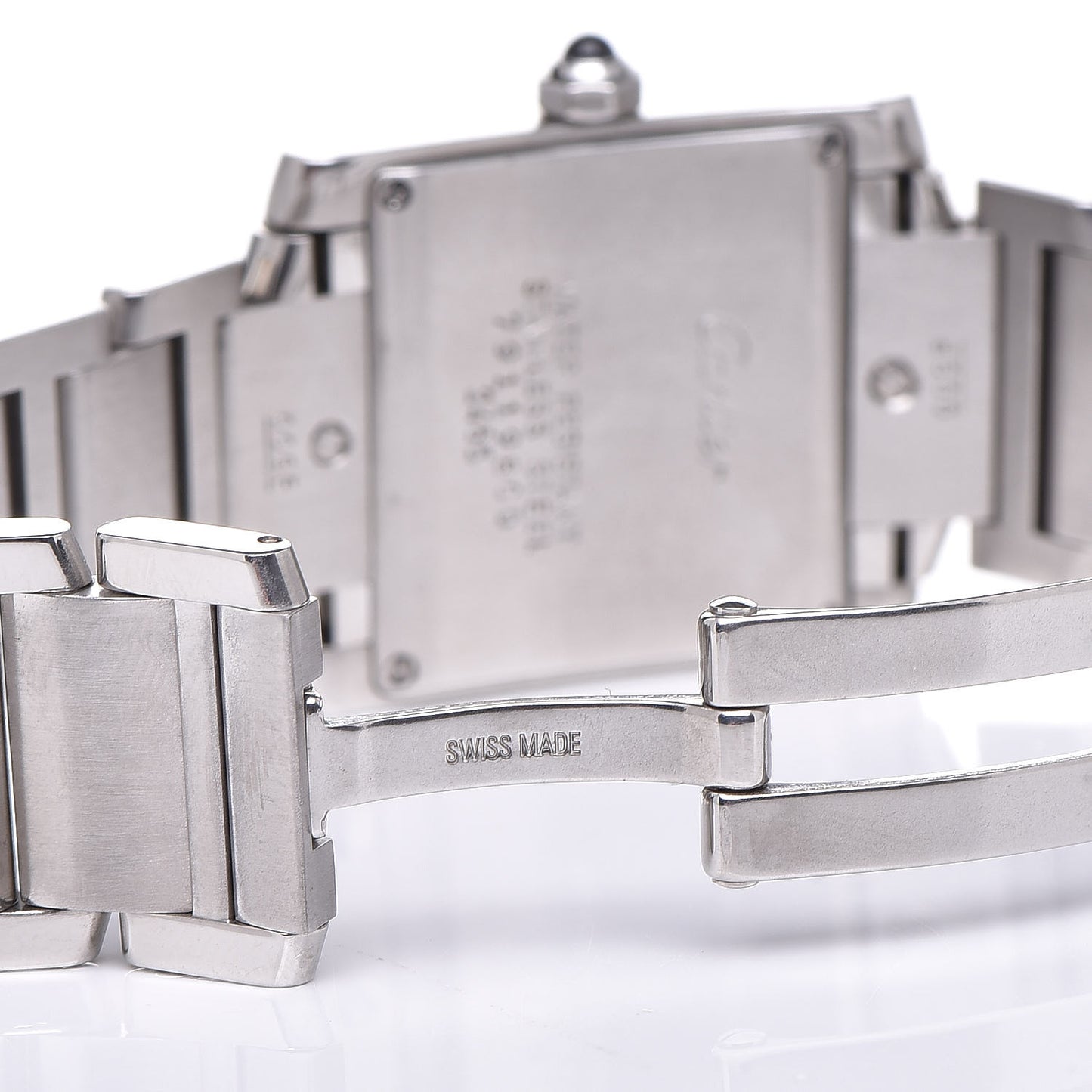 Stainless Steel 25mm Tank Francaise Quartz Watch