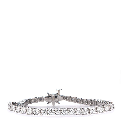 Tiffany Platinum Diamond 4.49ctw Victoria Tennis Bracelet 3 of 6
