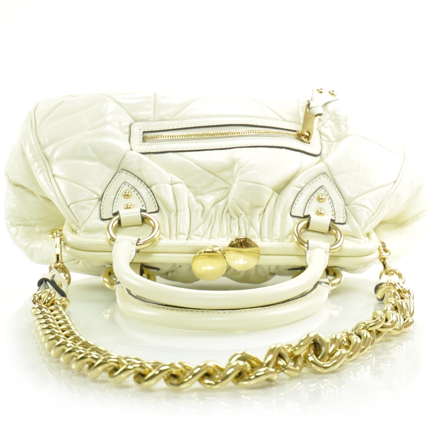 Marc Jacobs Leather Patchwork Stam Ivory 5 of 9