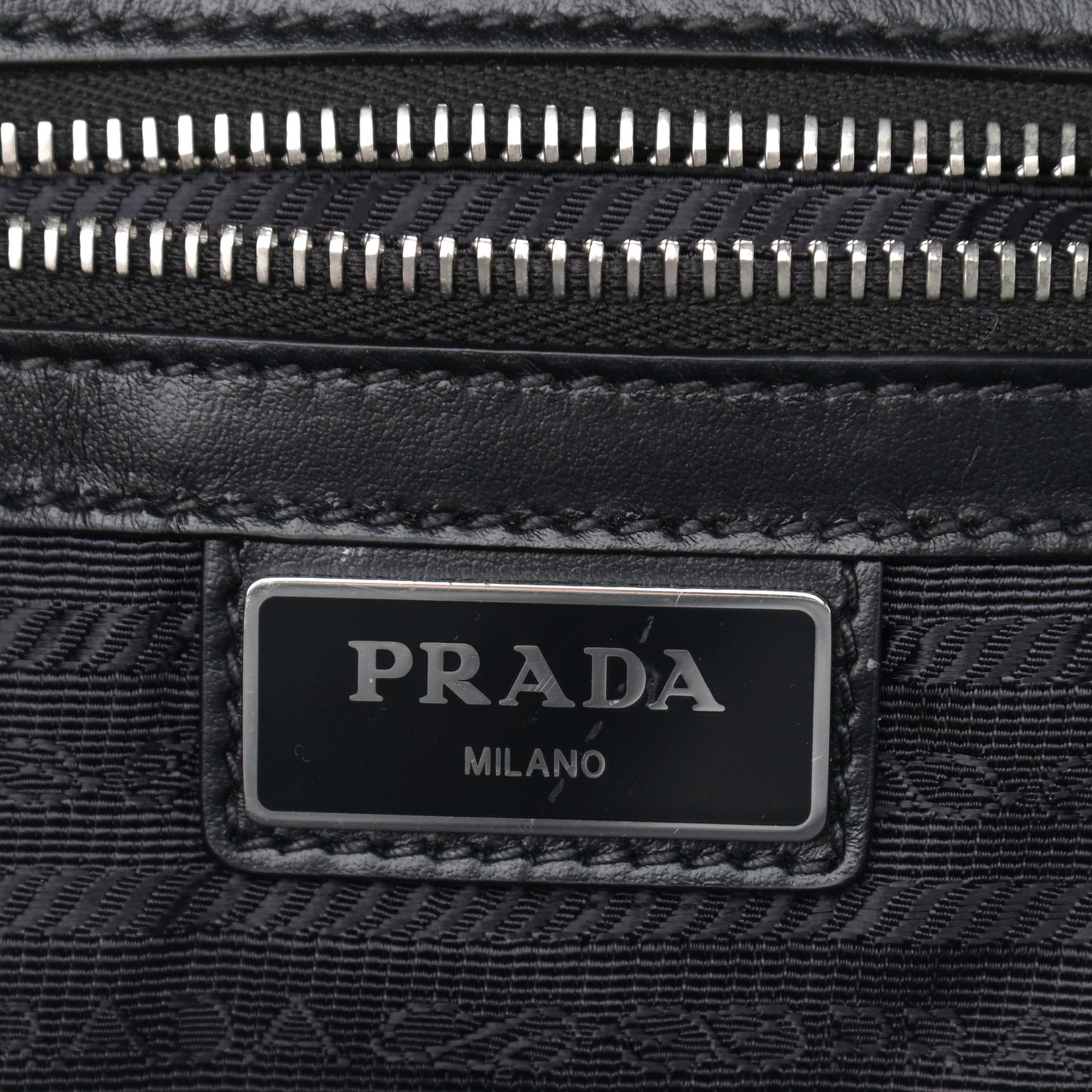 Saffiano Travel Backpack Black