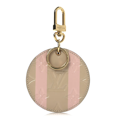 Louis Vuitton Vernis Rayures Mirror Bag Charm Beige Pink 1 of 6
