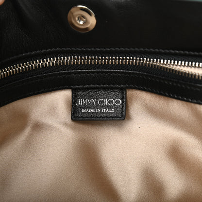 Jimmy Choo Calfskin Chandra Clutch Black 6 of 11