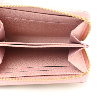 Louis Vuitton Damier Azur Zippy Coin Purse Rose Ballerine 5 of 7