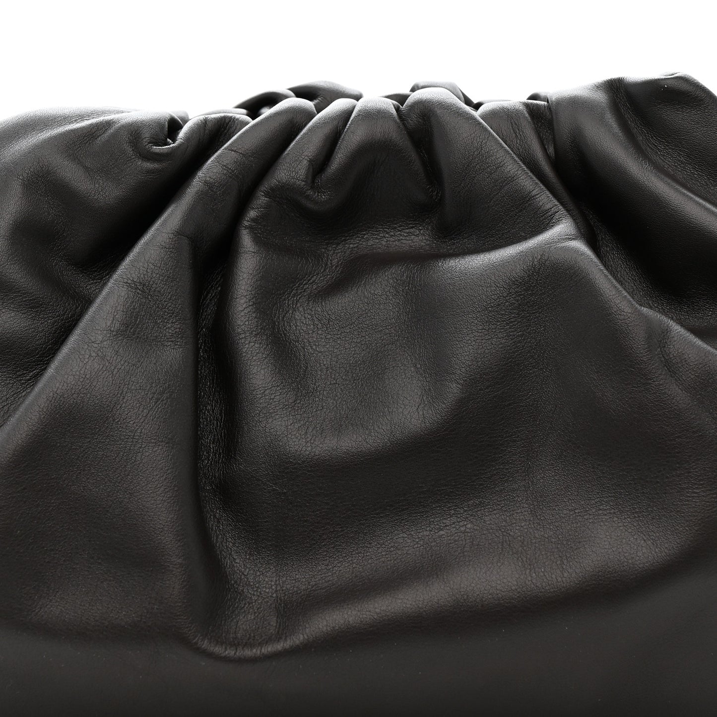 Smooth Butter Calf The Pouch Oversized Clutch Fondant