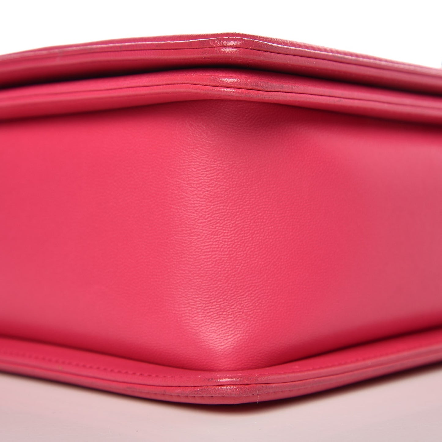 Lambskin Quilted Large Boy Flap Pink